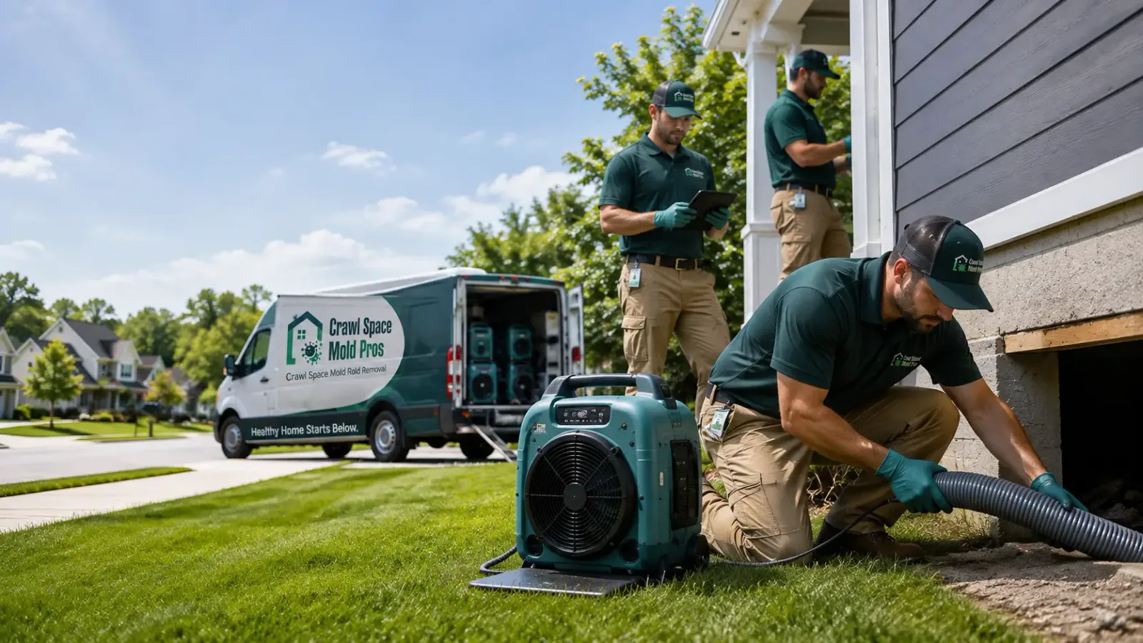 Crawl Space Mold Removal in Boone, IA
